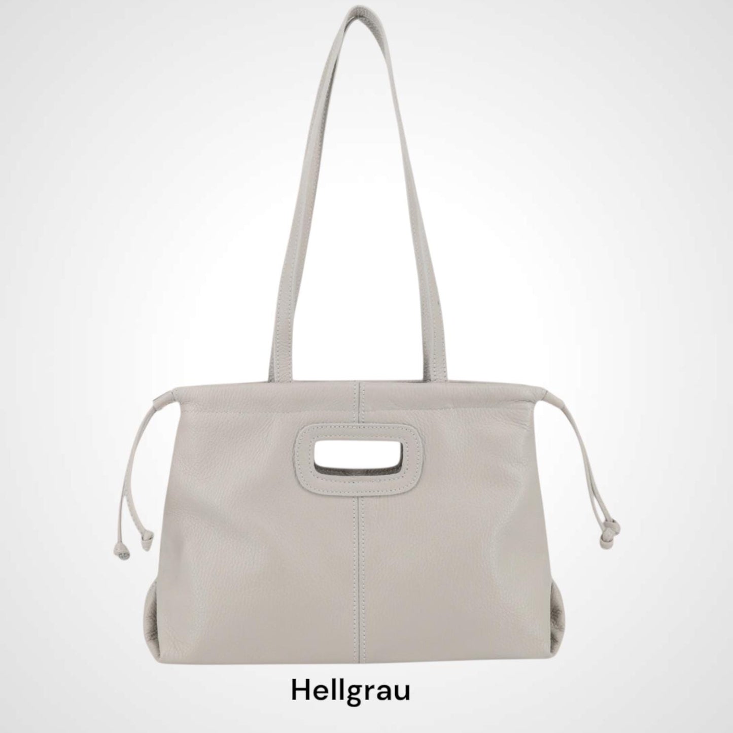 Damen Leder Handtasche Echtleder Schultertasche Elegant Groß Alltag mit Farbwahl