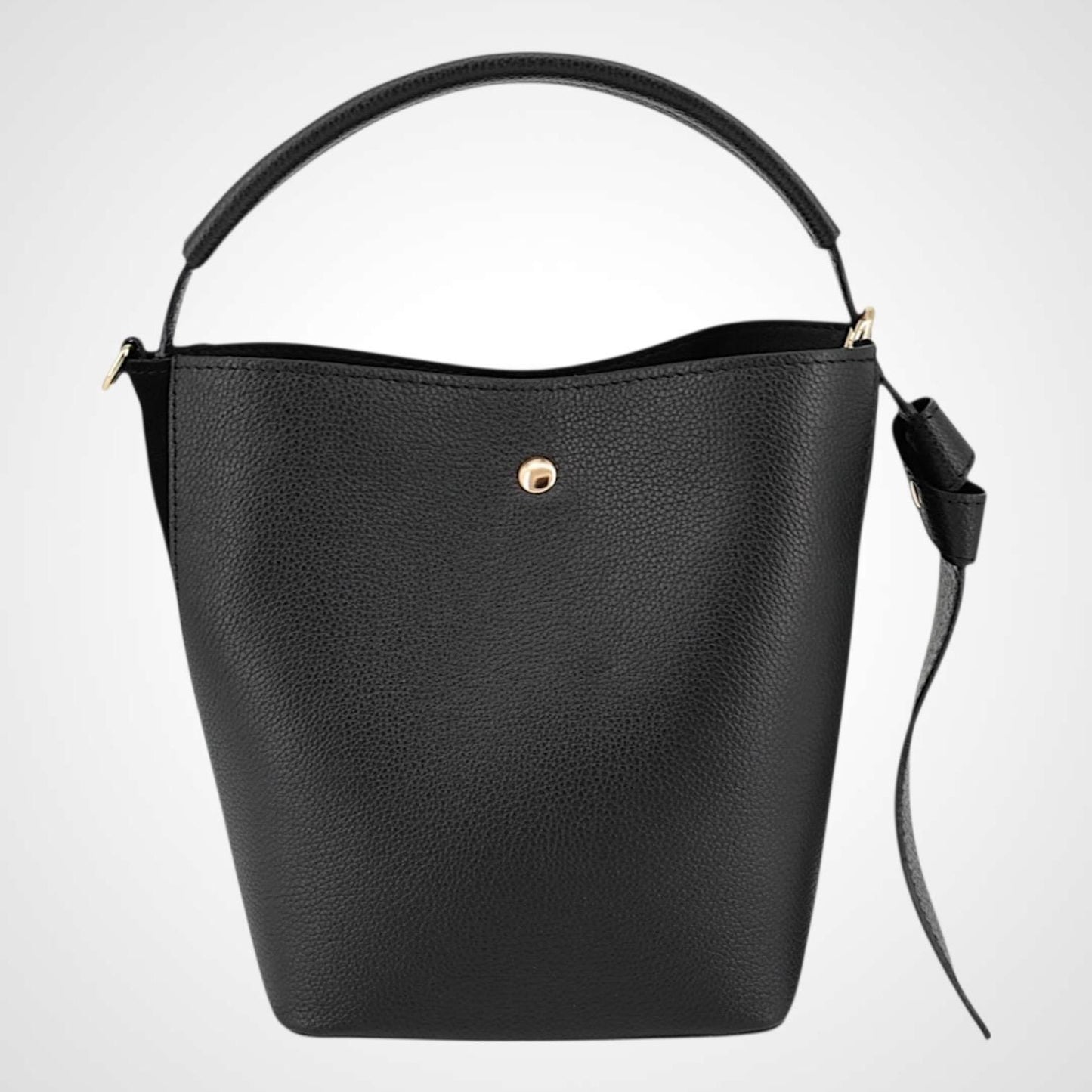 Damen Leder Beuteltasche – Bucket Bag Mini & Crossbody Echtleder