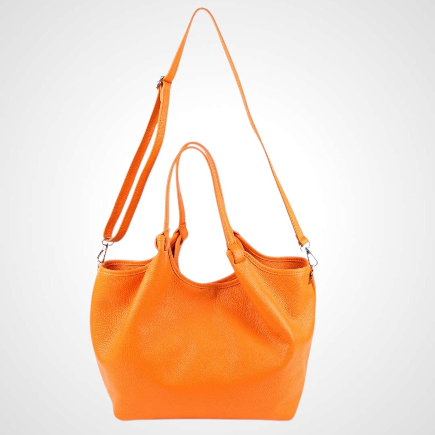 Damen Leder Handtasche – Medium Shopper & Schultertasche Echtleder