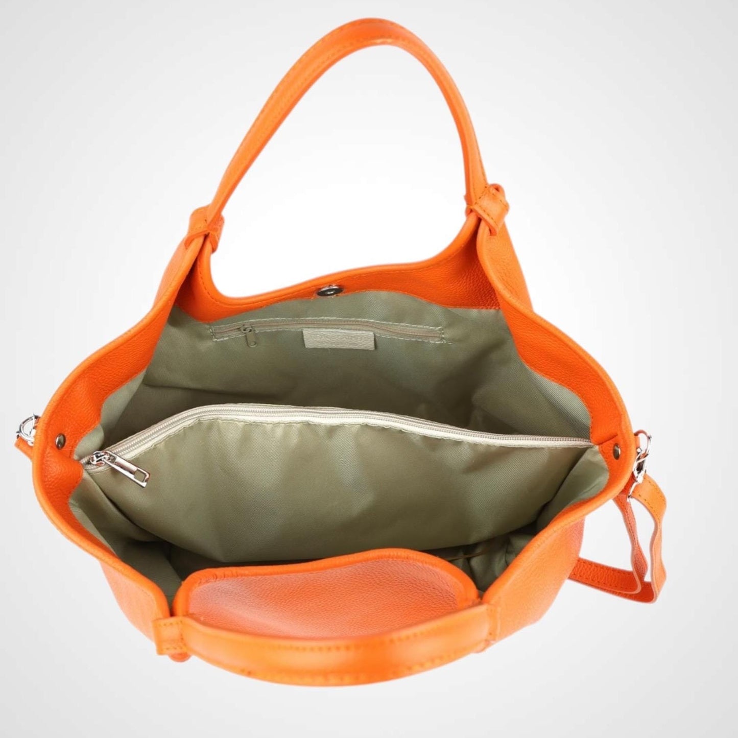 Damen Leder Handtasche – Medium Shopper & Schultertasche Echtleder