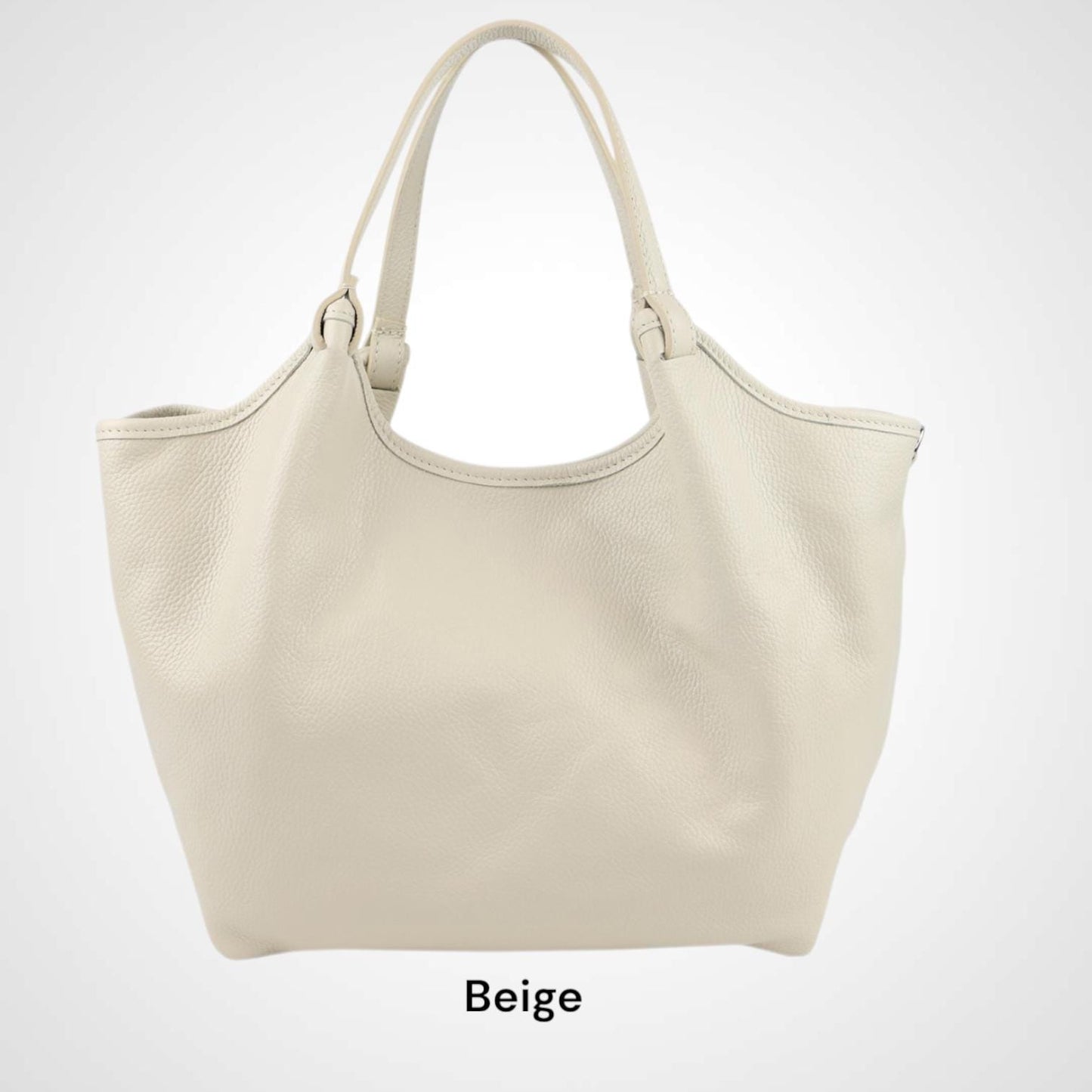 Damen Leder Handtasche – Medium Shopper & Schultertasche Echtleder