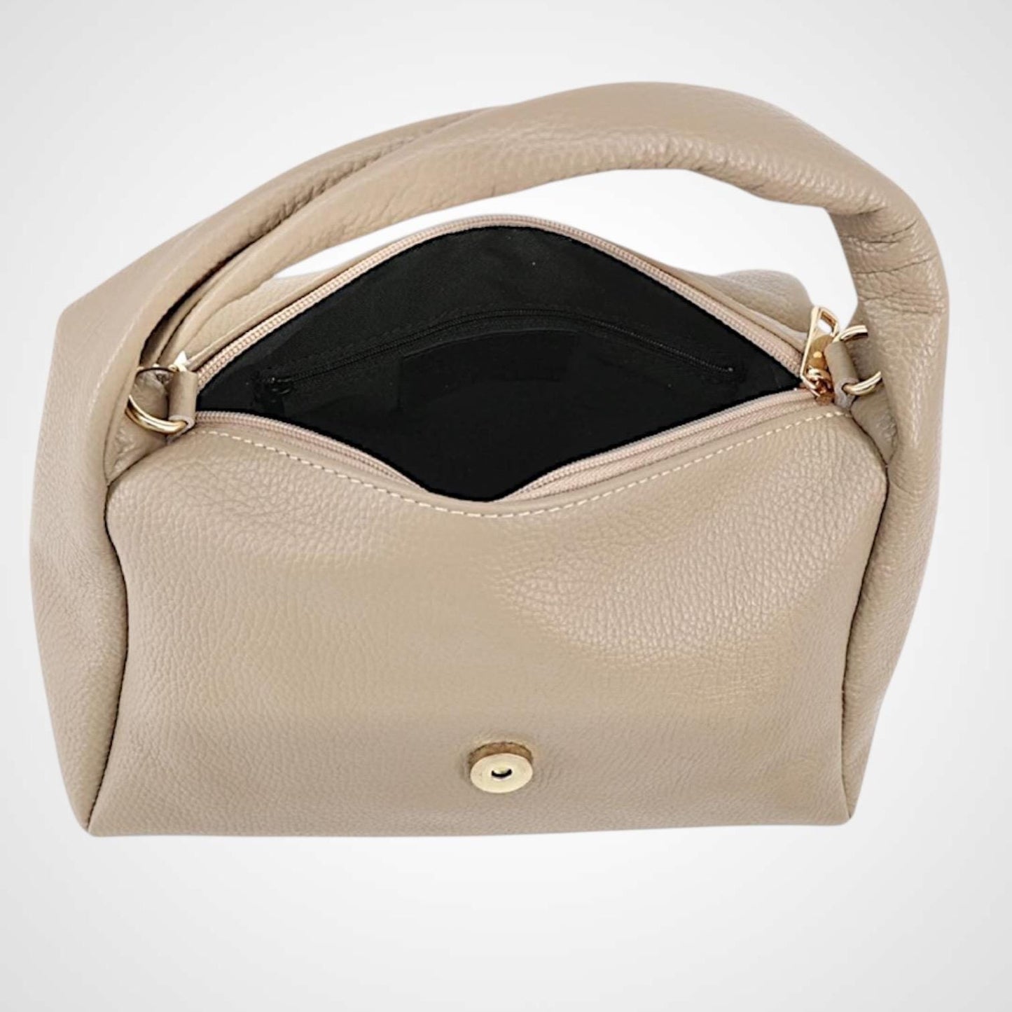 Damen Leder Handtasche Mini Echtleder Crossbody Schultertasche Elegant